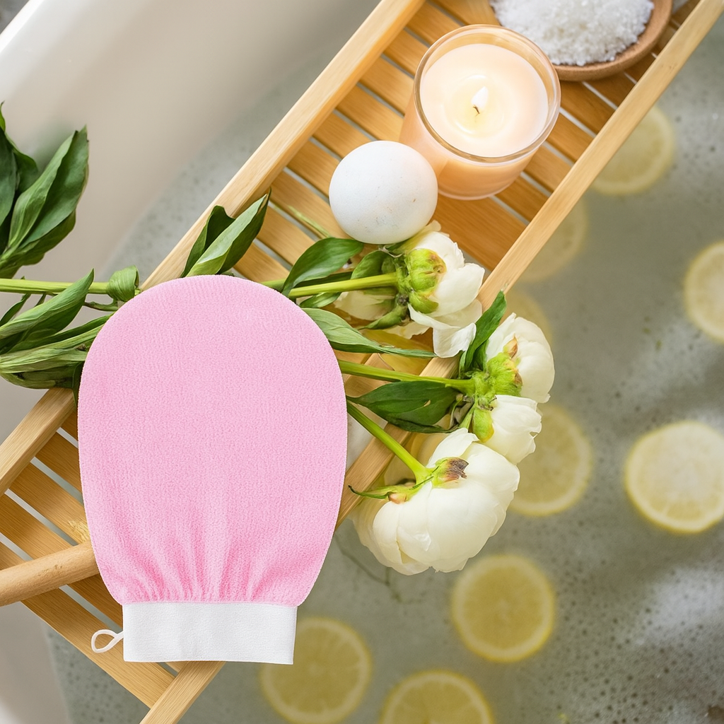 EXFOLIATING GLOVES