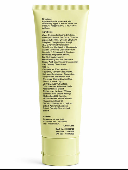ONURA 100 ml Sun Protection & Brightening Cream SPF 50 PA+++